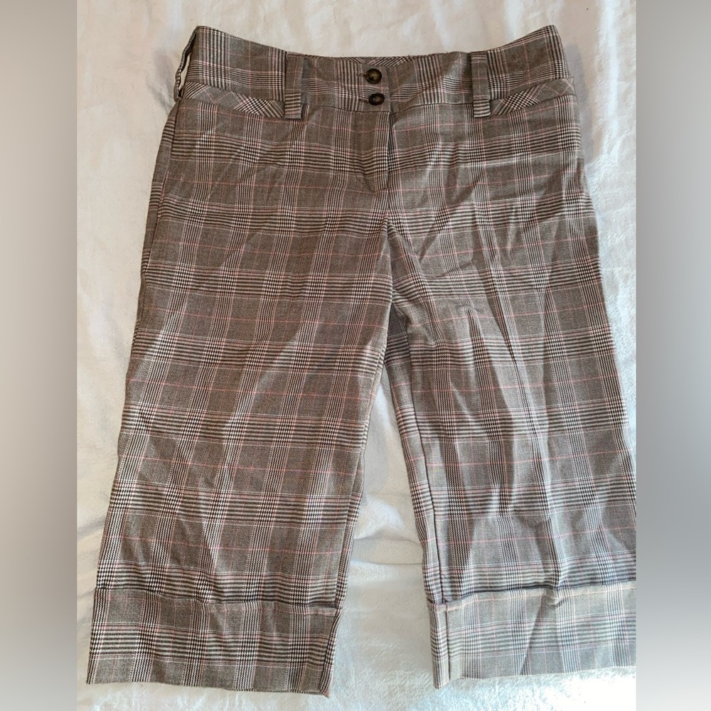 B Wear Byer California Capri Pants Size 3 Plaid
